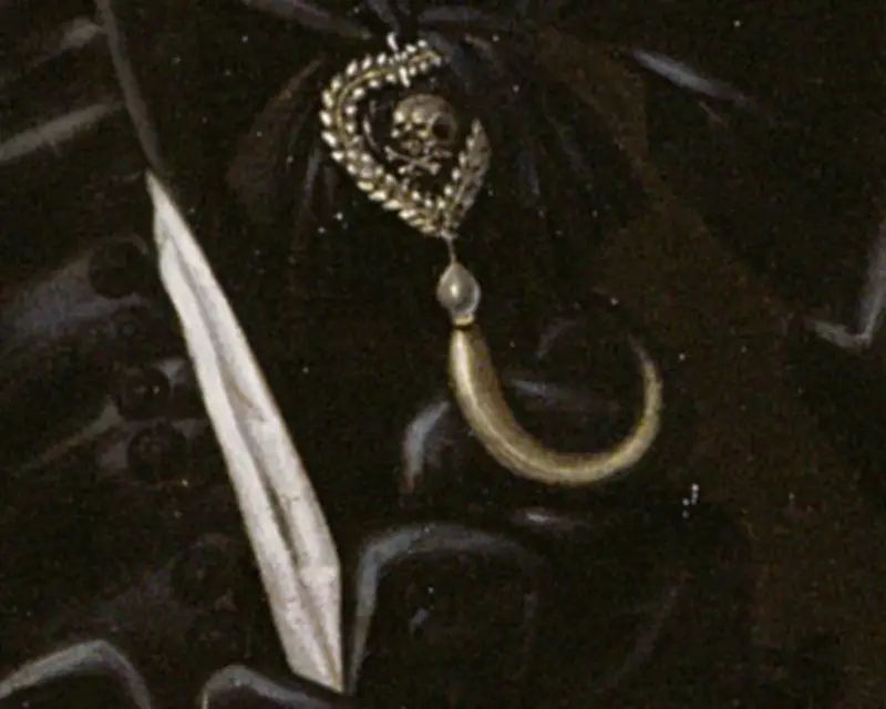Hamnet-Era Mourning Jewel Rediscovered After 400 Years in Historic Portrait