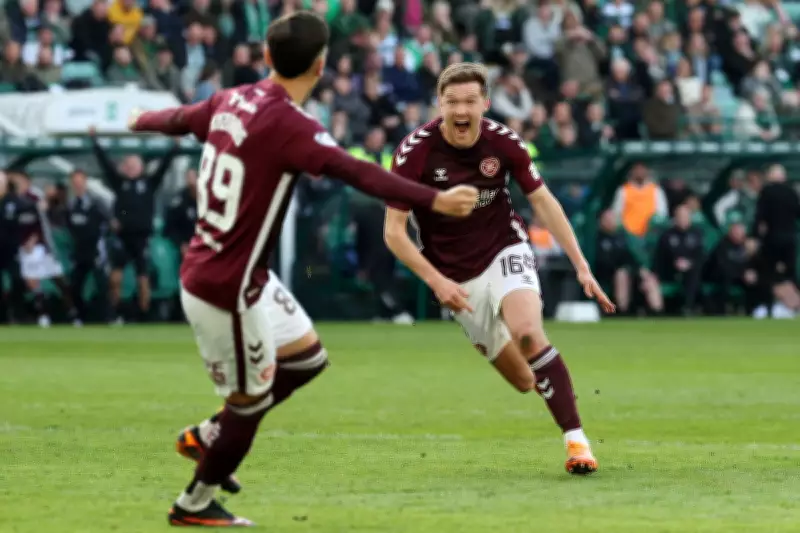 Hearts Beat Nine-Man Hibs 2-1, Shifting Scottish Premiership Title Race