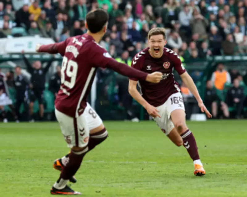 Hearts Edge Nine-Man Hibs to Extend Lead Over Rangers in Thrilling Title Race