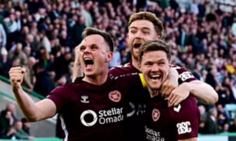 Hearts Keep Title Dream Alive with Dramatic Late Derby Win Over Hibs