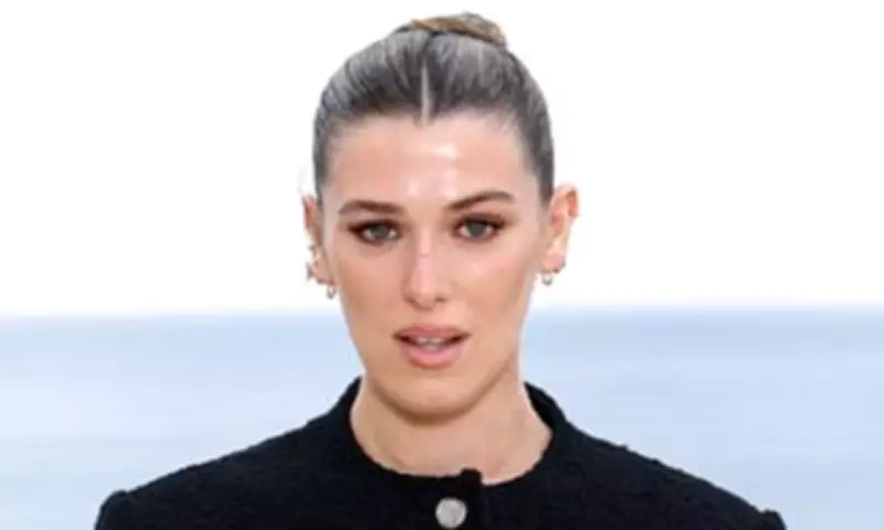 Honor Swinton-Byrne Steps Out with Tilda at Chanel Cruise Show