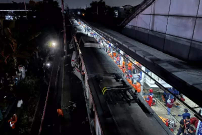 Indonesia Train Crash Death Toll Rises to 14, Rescue Ops Complete