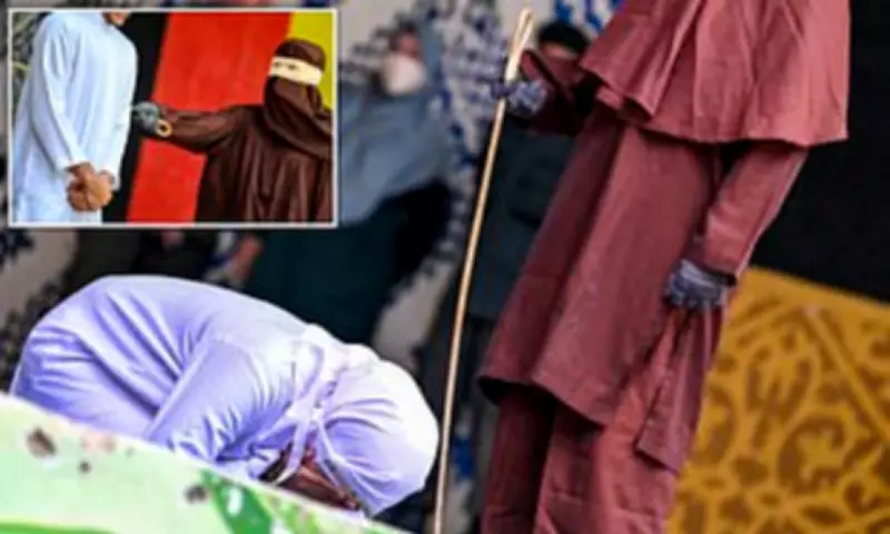 Indonesian Couple Publicly Flogged 100 Lashes for Unmarried Sex Under Sharia Law
