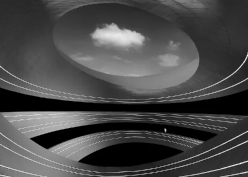 Iran Mall's Futuristic Geometry Captured in Award-Nominated Phone Photo