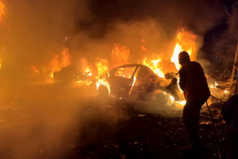 Israeli Airstrike Hits Beirut's Jnah Area, Killing Five and Wounding 21