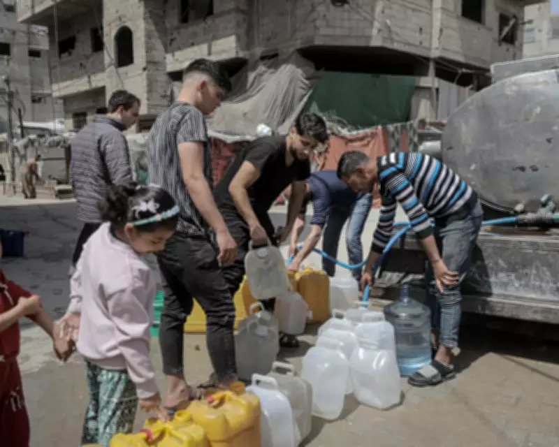 Israeli Attacks Worsen Gaza Water Crisis, Killing Engineer and Drivers