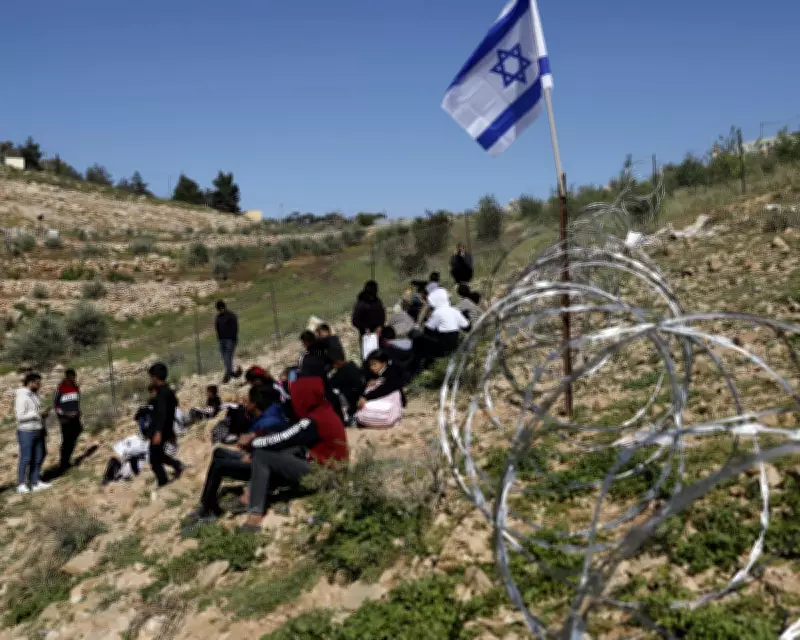 Israeli Forces Fire Teargas at Palestinian Schoolchildren's Sit-In