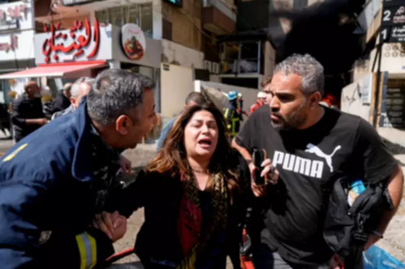 Israeli Strikes Hit Central Beirut Without Warning Amid Ceasefire Confusion