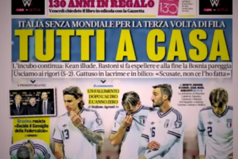 Italian Media Demands 'Everyone Out!' After World Cup Qualification Failure