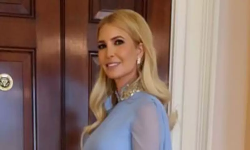 Ivanka Trump Stuns in Sky-Blue Gown at White House State Dinner