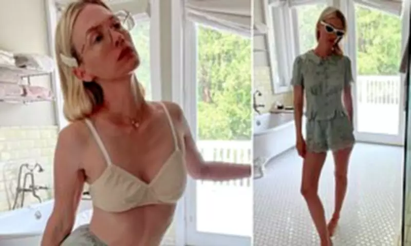 January Jones Jokes About Rare Tan in Underwear Post After Spring Break Look