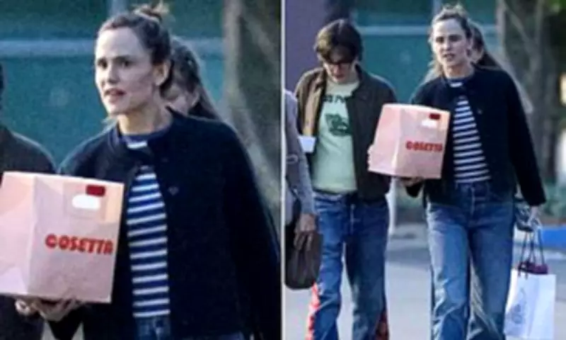 Jennifer Garner Celebrates 54th Birthday with Teen Son Fin in Santa Monica