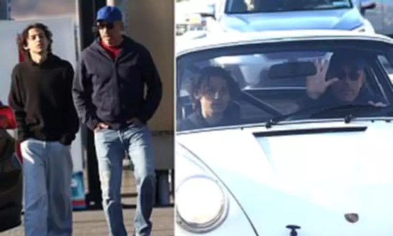 Jerry Seinfeld and Lookalike Son Enjoy Hamptons Outing in Vintage Porsche