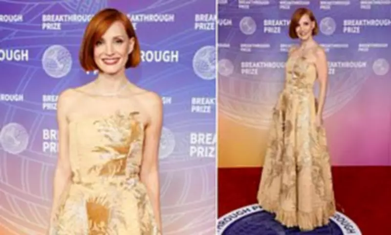 Jessica Chastain Debuts Chic Bob at Breakthrough Prize Ceremony