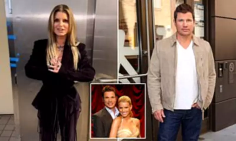 Jessica Simpson and Nick Lachey's Awkward Mid-Air Encounter Sparks Buzz