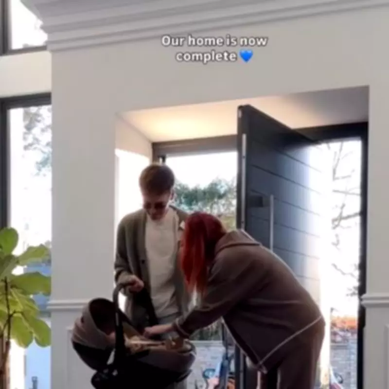 Joe Sugg and Dianne Buswell Share Emotional Homecoming with Newborn Baby