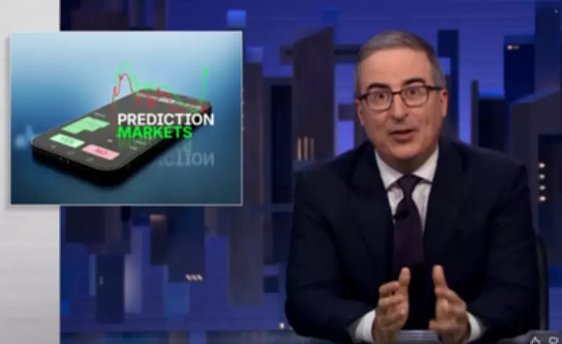 John Oliver Slams Prediction Markets for Turning Life into a Betting Game