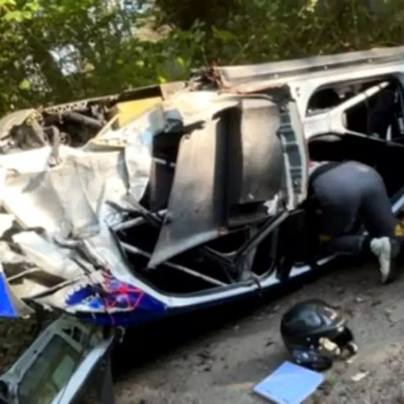 Jos Verstappen Walks Away Unscathed from Rally of Wallonia Crash