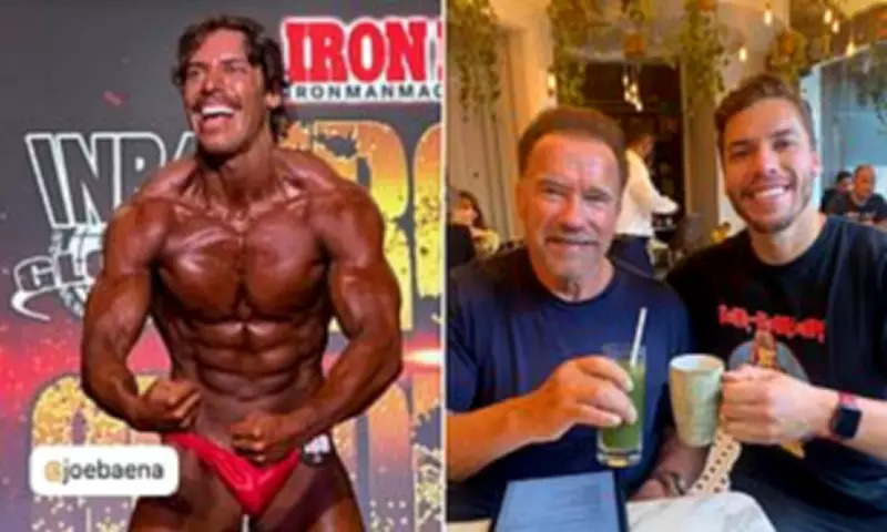 Joseph Baena Earns Pro Bodybuilder Status Following Father Arnold Schwarzenegger