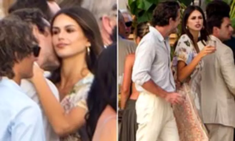 Kaia Gerber and Lewis Pullman's Romantic Display at Mexico Wedding