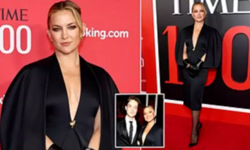 Kate Hudson Stuns at TIME100 Gala with Son Ryder, Honored as 2026 Icon
