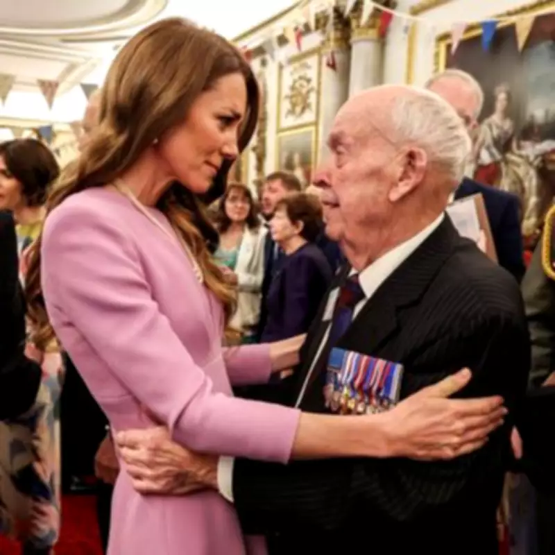 Kate Middleton Comforts Grieving Police Hero at Queen Elizabeth II Centenary