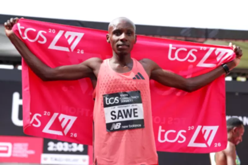 Kenya's Sabastian Sawe First to Break Two Hours in Marathon