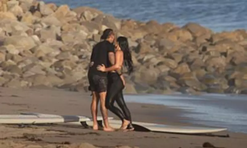 Kim Kardashian and Lewis Hamilton's Malibu Beach Romance Revealed