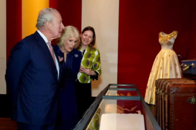 King Charles Amused by Late Queen's Quirky Outfits at Buckingham Palace Exhibition