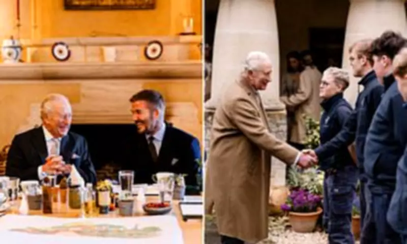 King Charles and David Beckham Bond Over Gardening at Highgrove Estate