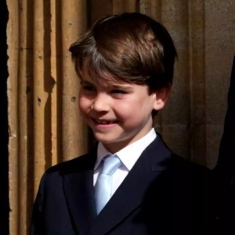 King Charles Shares Playful Moment with Grandson Prince Louis at Easter Service
