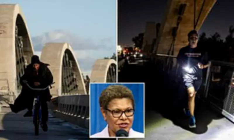 LA's $588M 'Ribbon of Light' Bridge Plunged into Darkness by Thieves