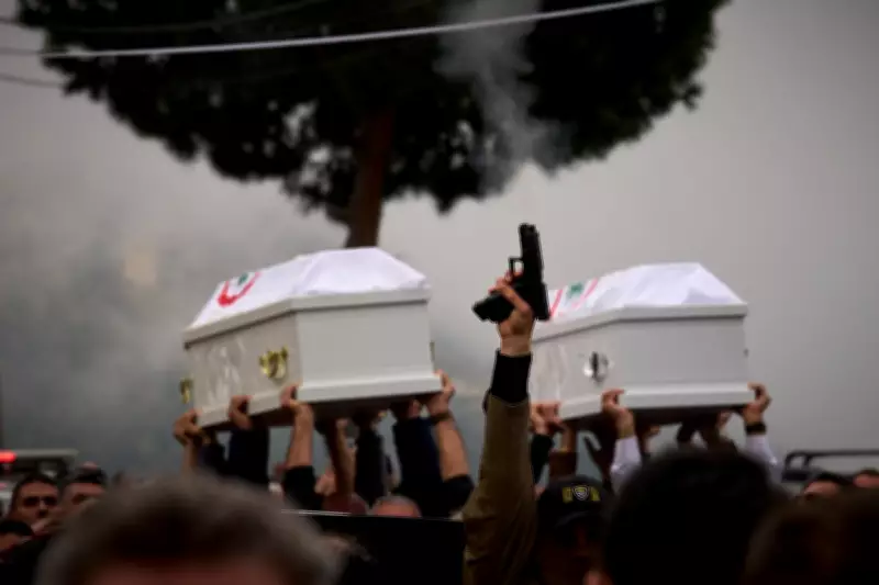 Lebanon Buries Christian Official Killed in Israeli Strike Amid Rising Anti-Hezbollah Anger