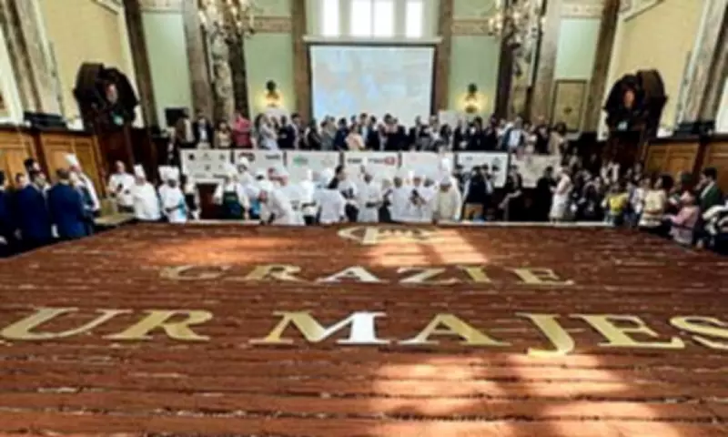London Chefs Smash World Record with 1,445ft Tiramisu Honouring Royals