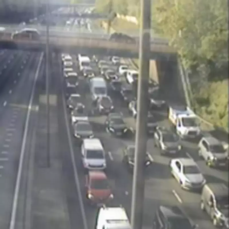 M25 Motorway Shut After Car Fire Causes Major Delays and Queues