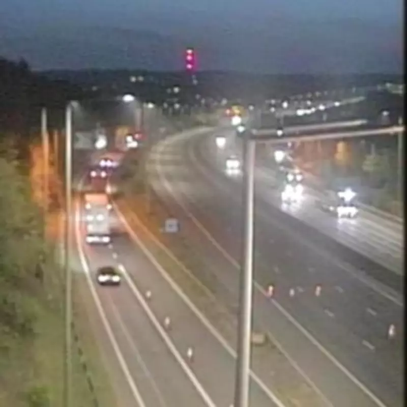 M25 Rush-Hour Chaos: Motorway Closed After HGV Fire Forces Emergency Resurfacing