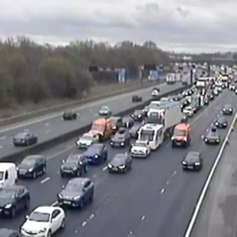 M6 Crash Causes Severe Easter Delays, Lane Closed Near Preston