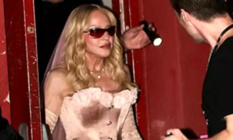 Madonna Stuns in Pink Corset at Confessions II Party with Boyfriend Akeem Morris