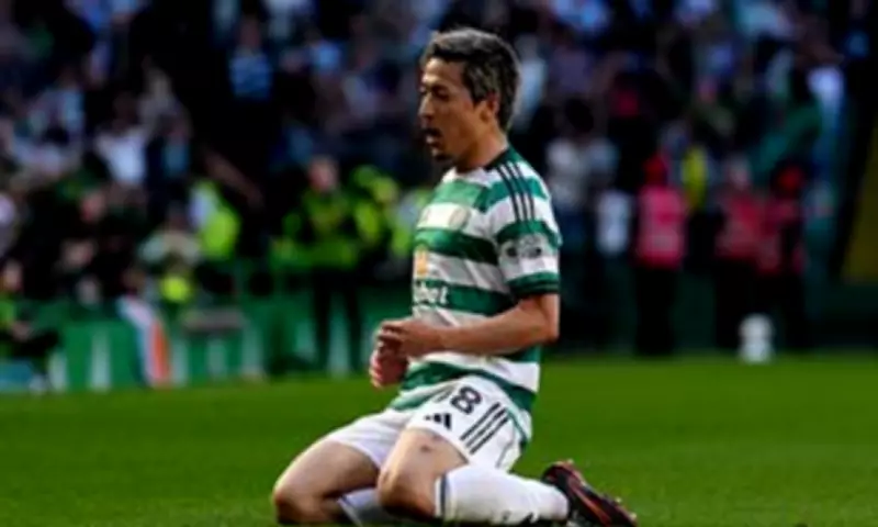 Maeda's Grit Powers Celtic Past Falkirk in Title Race