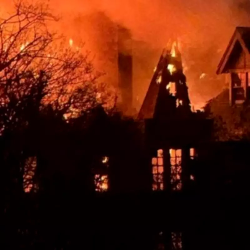 Major Fire Engulfs Disused Aberdeen Hospital Building Overnight