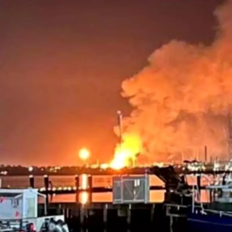 Major Fire Erupts at Geelong Oil Refinery in Victoria, Australia