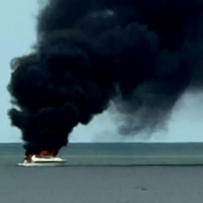 Major Rescue Operation in Dun Laoghaire as Pleasure Craft Catches Fire and Sinks