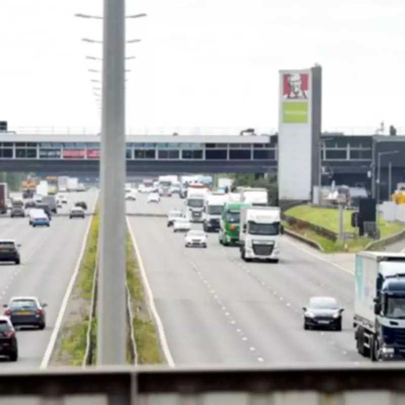 Man, 59, arrested after woman sexually assaulted near M1 services