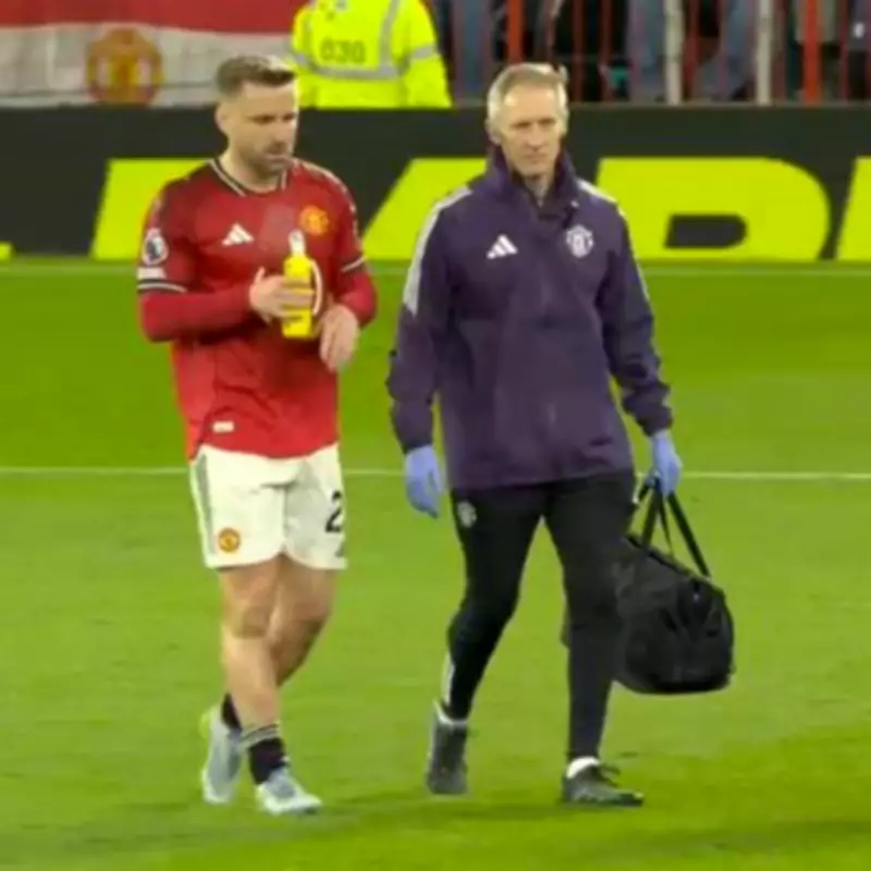 Man Utd Injury Blow: Luke Shaw Forced Off Against Brentford