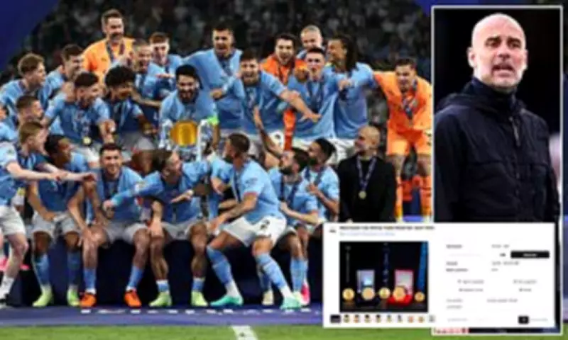 Manchester City Treble Medals Set for Auction by Anonymous Player or Staff