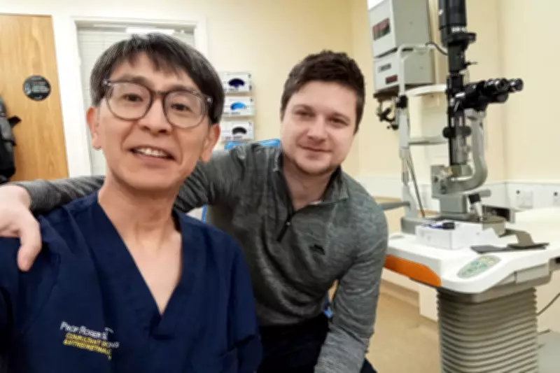 Man's Sight Restored After Horrific Car Crash Shatters Eye