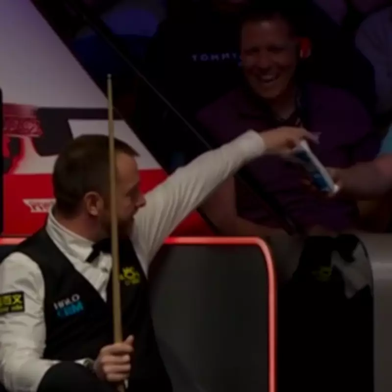 Mark Allen Takes Sweets from Crucible Crowd After Century Break vs Kyren Wilson