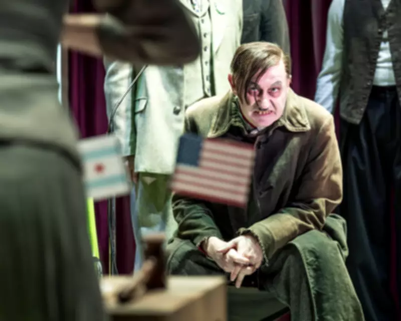 Mark Gatiss Terrifies as Brecht's Fascistic Cauliflower Racketeer in RSC Revival