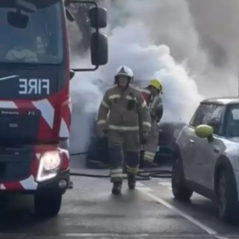 Masked Arsonists Torch £200k Bentley Outside Newcastle's David Lloyd Club