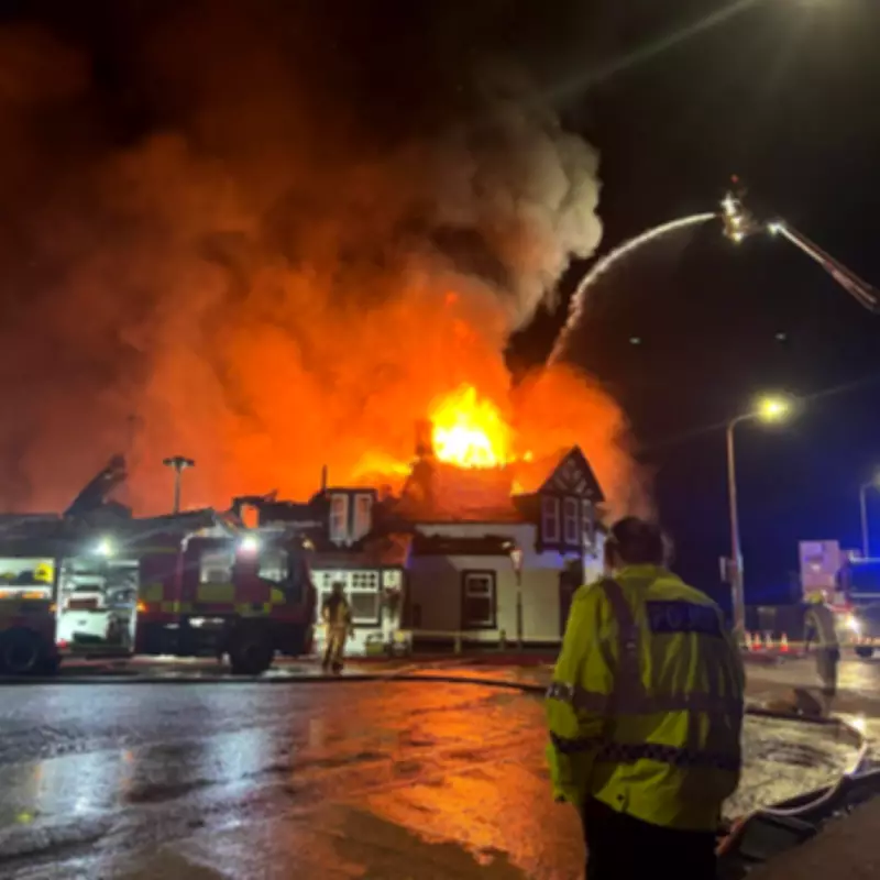 Massive Fire Engulfs St Andrews Hotel, Roads Closed, Crews Battle Blaze